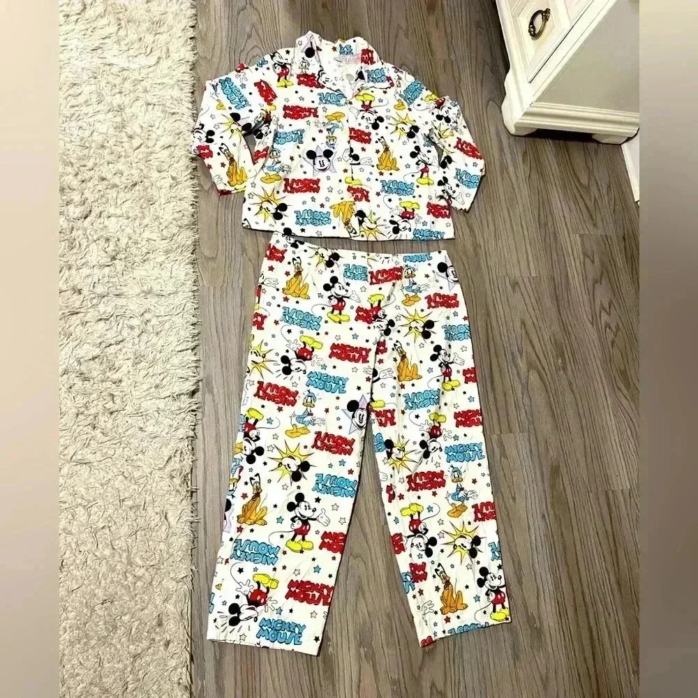 Disney Mickey Mouse Pijamas Set Size 2X